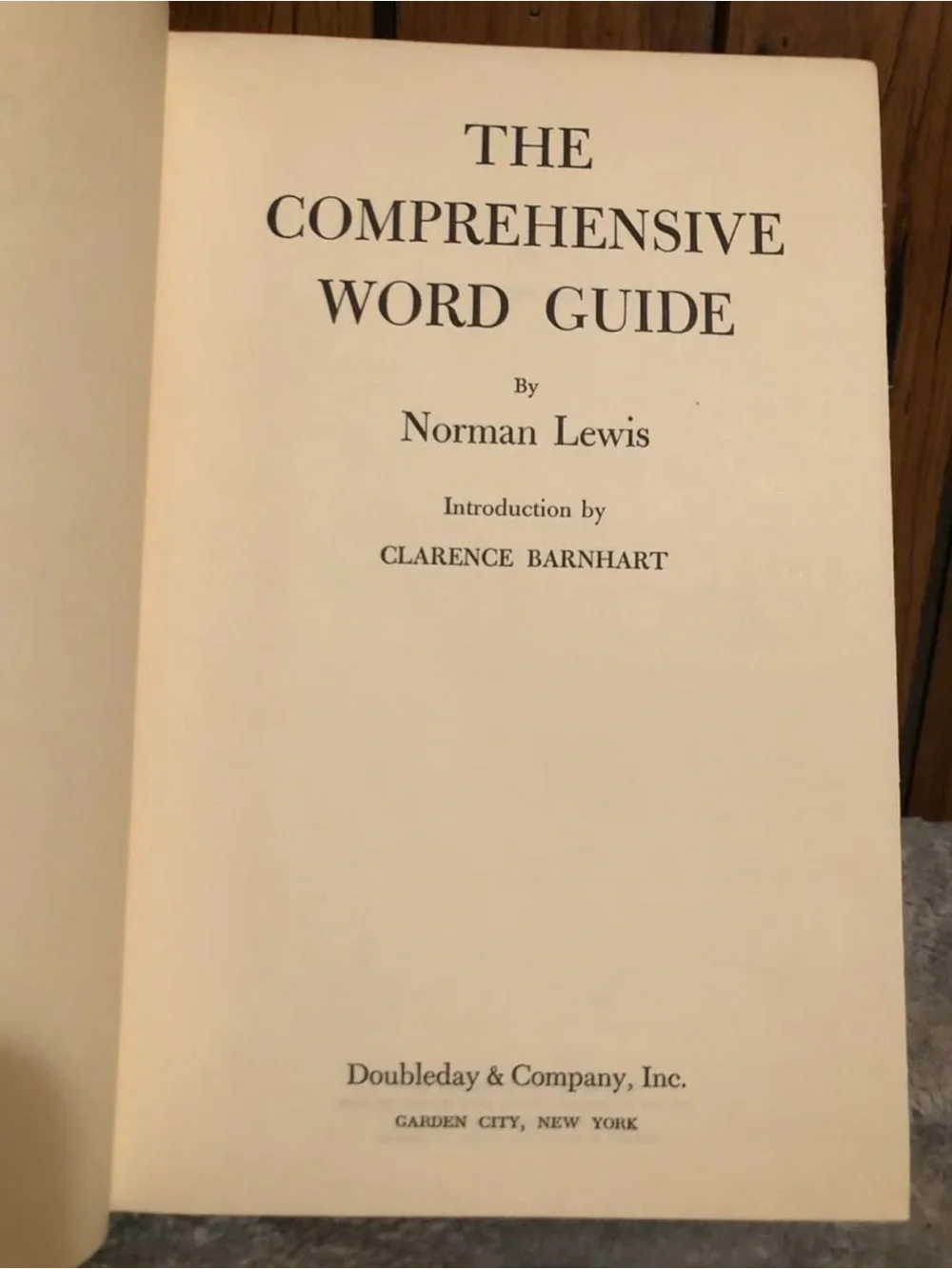 The Comprehensive Word Guide - Red Hardcover Reference